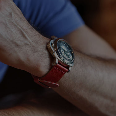 handmade two piece watch straps