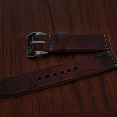 24mm vintage handmade leather watch straps