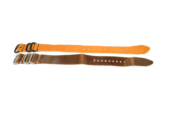22mm Leather Horween Strap 2x Pack (SKU 113) Clearance