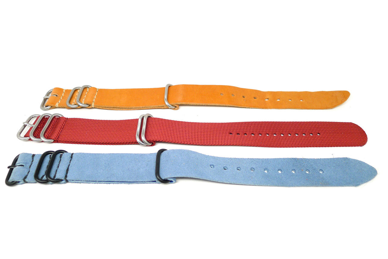 26mm Leather Horween Strap 3x Pack (SKU 120) Clearance