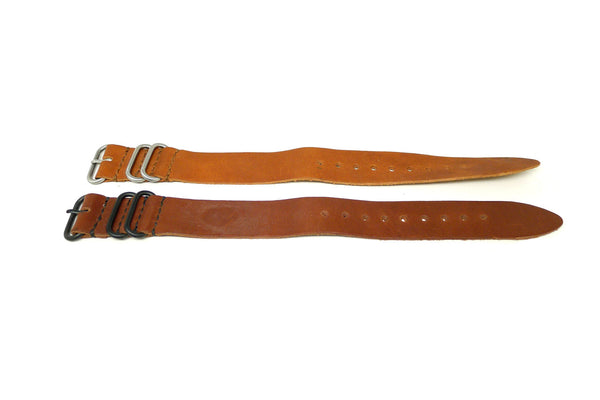 26mm Leather Horween Strap 2x Pack (SKU 124) Clearance