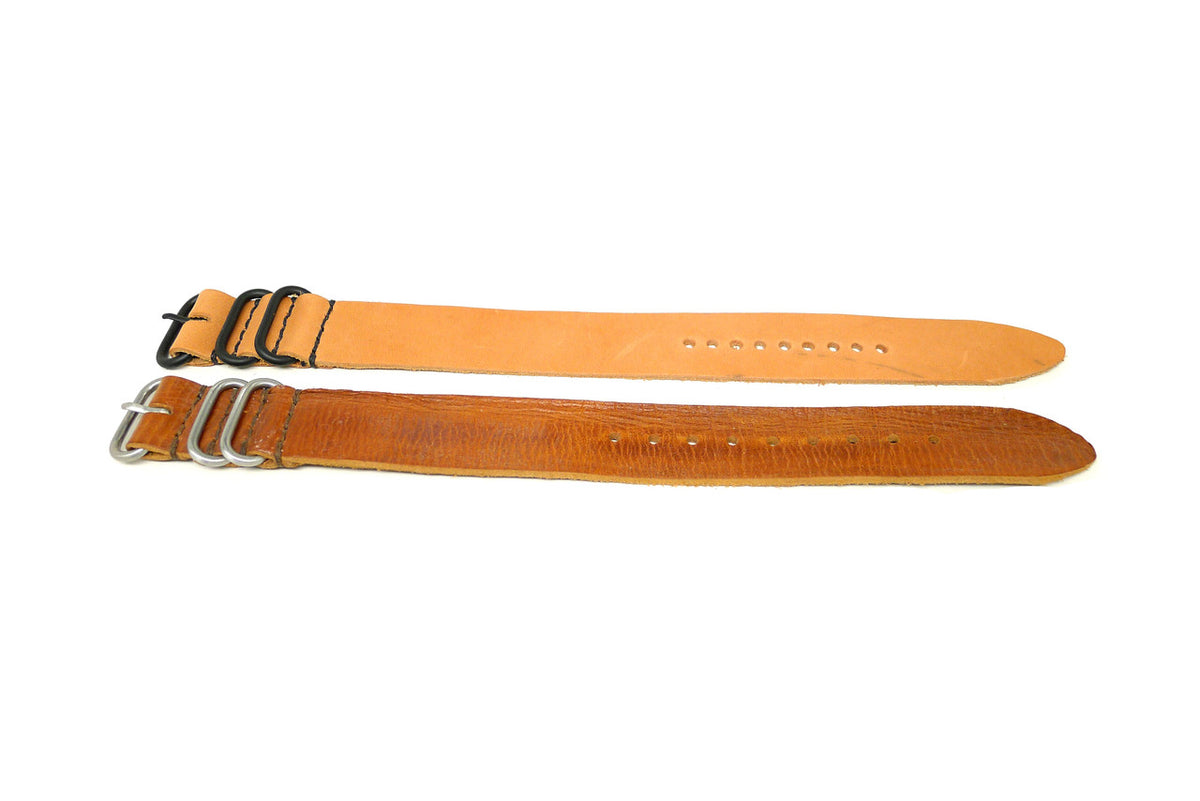 26mm Leather Horween Strap 2x Pack (SKU 125) Clearance