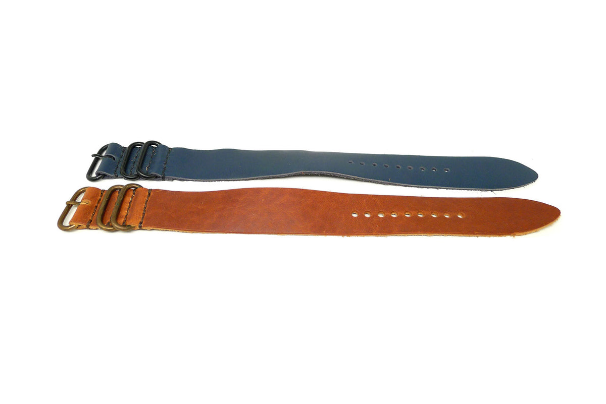 26mm Leather Horween Strap 2x Pack (SKU 126) Clearance