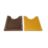 Leather Stash Wallet BROWN CXL + YELLOW 2x Pack (SKU 142) Clearance