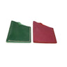 Leather Angle Wallet GREEN + MAGENTA 2x Pack (SKU 143) Clearance
