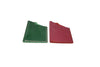 Leather Angle Wallet GREEN + MAGENTA 2x Pack (SKU 143) Clearance