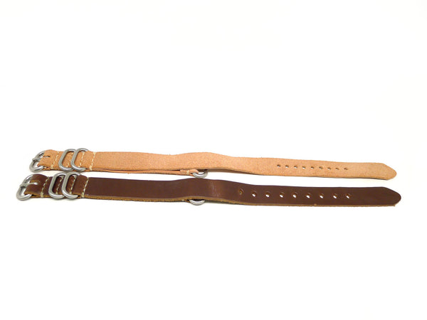 18mm Horween Leather Strap 2x Pack - Set 18-26