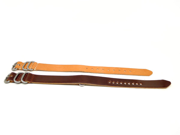 18mm Horween Shell Cordovan Strap 2x Pack - Set 18-4