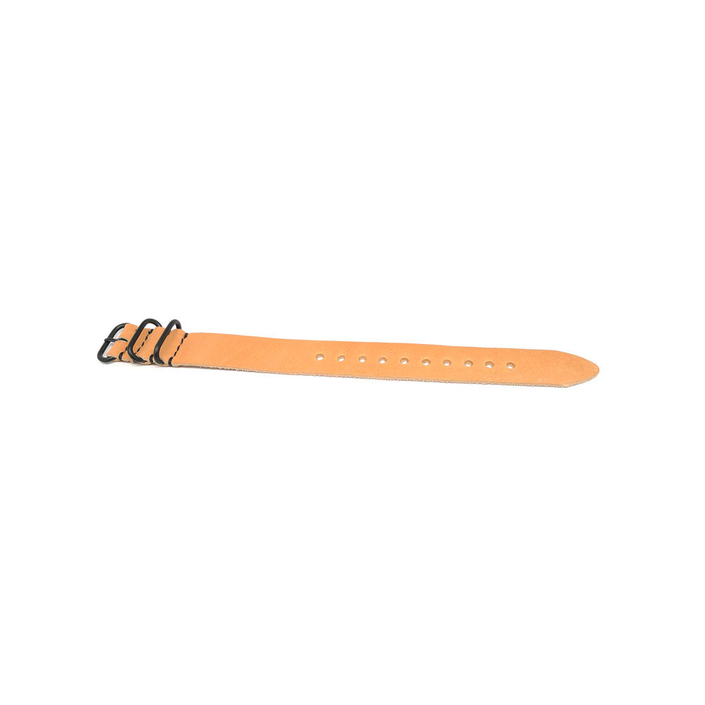 Military Single Piece Watch Strap Natural Essex PVD Lifestyle By DaLuca Straps.
