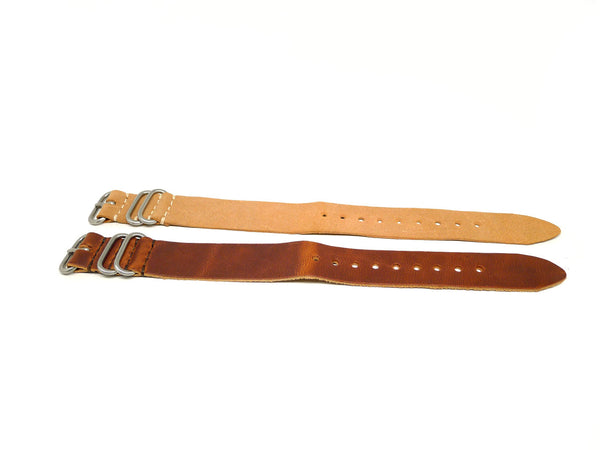 24mm Horween Leather Strap 2x Pack - Set 24-14