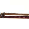 24mm Horween Shell Cordovan watch strap 2-pack, set 24-1