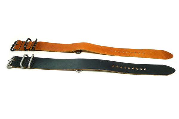 24mm Horween Leather Strap 2x Pack - Set 24Z03