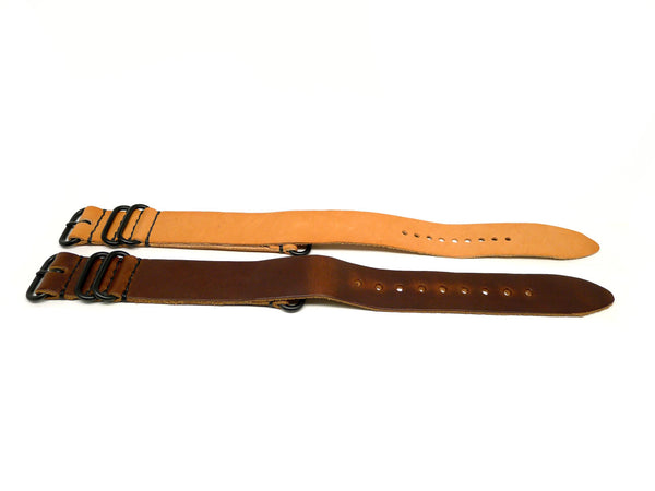26mm Horween Leather Strap 2x Pack - Set 26-22