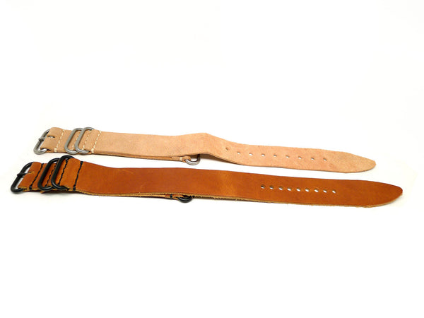 26mm Horween Leather Strap 2x Pack - Set 26-35