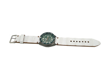 Full view of Asphemi Crocodile Watch Strap 22mm by Da Luca Straps