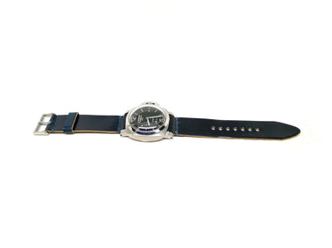 Full view of Bellvuen Watch Strap 24mm by Da Luca Straps