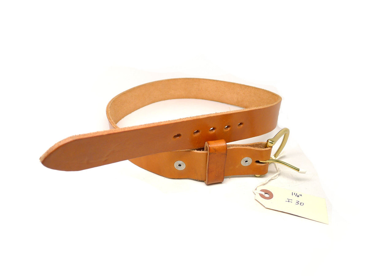 Belt Natural 1 1-2 Inch Size 30