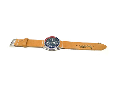 Full view of Bennington Watch Strap 22mm by Da Luca Straps
