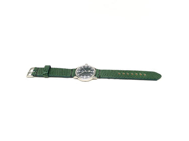 Full view of Berrat Lizard Watch Strap 18mm by Da Luca Straps