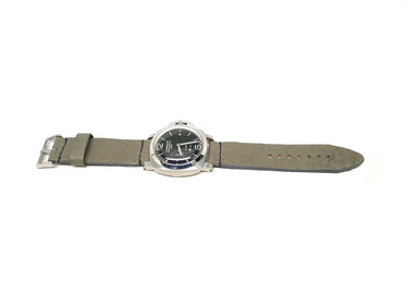 Full view of Bondel Ostrich Watch Strap 24mm by Da Luca Straps
