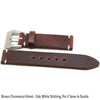 Brown CXL Thick Watch Strap By DaLuca Straps.