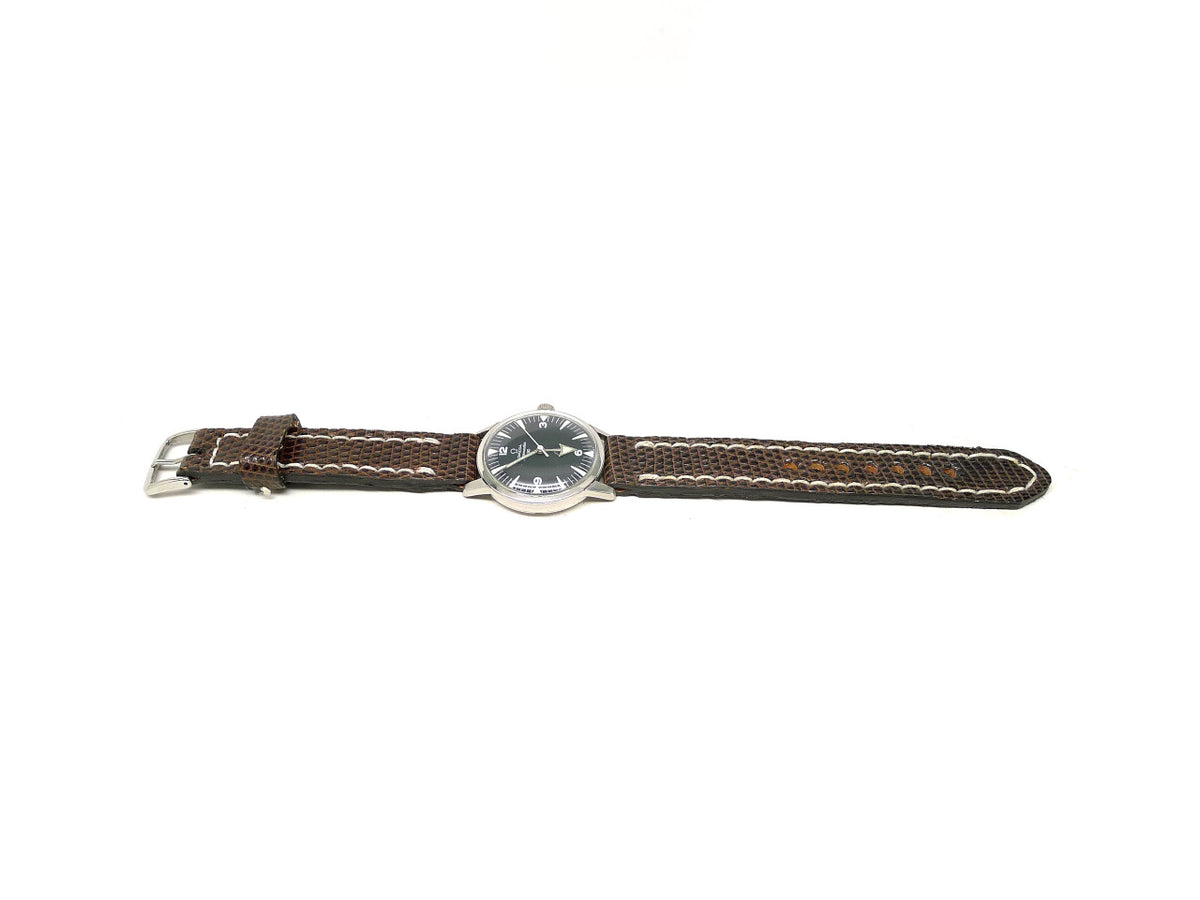 Full view of Capucho Lizard Watch Strap 18mm by Da Luca Straps