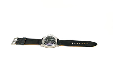 Full view of Claville Watch Strap 24mm by Da Luca Straps