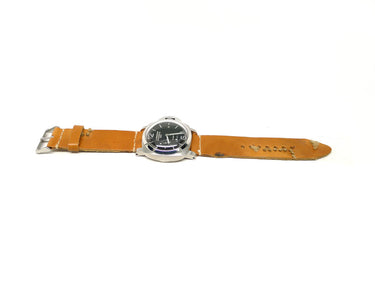 Full view of Cleroonski Watch Strap 24mm by Da Luca Straps
