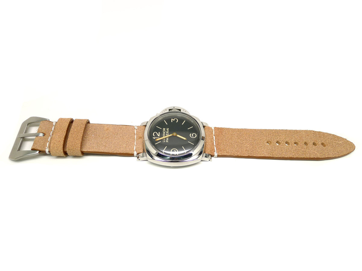 Full view of Communo Suede Watch Strap 26mm by Da Luca Straps