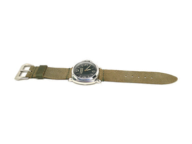 Full view of Copley Suede Watch Strap 26mm by Da Luca Straps