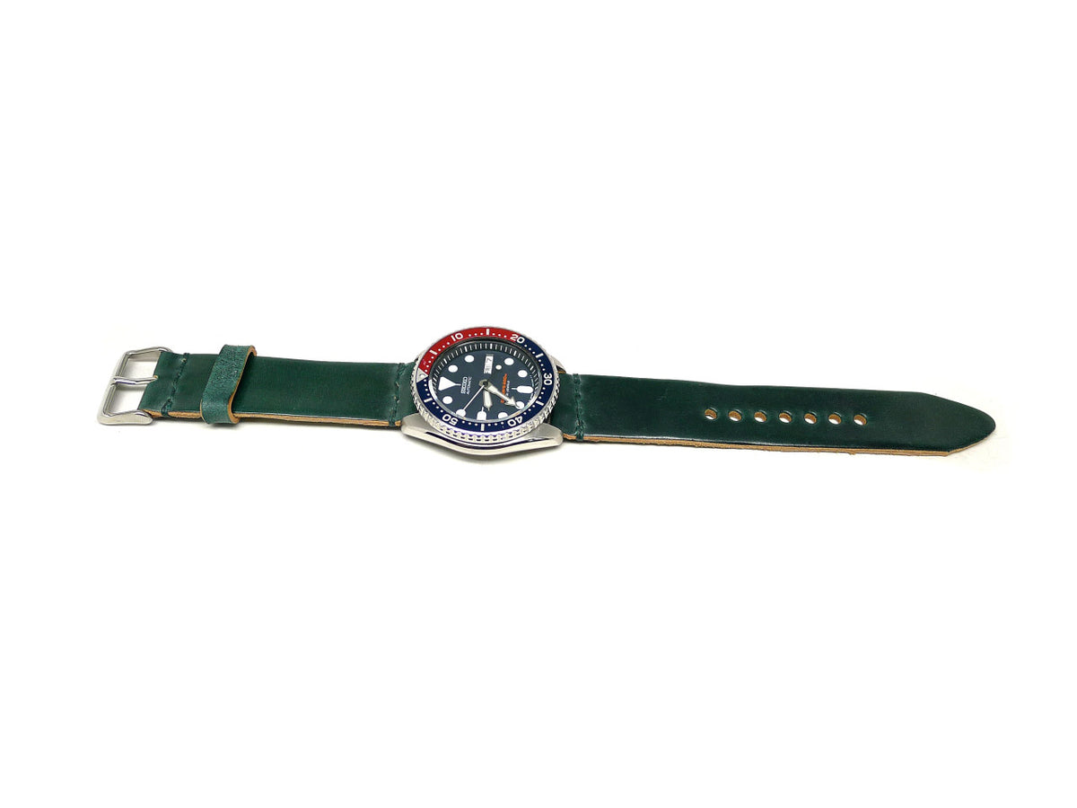 Full view of Crecken Watch Strap 22mm by Da Luca Straps