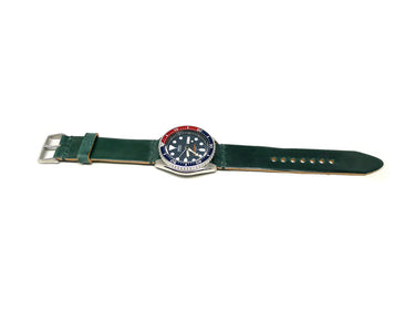 Full view of Crecken Watch Strap 22mm by Da Luca Straps