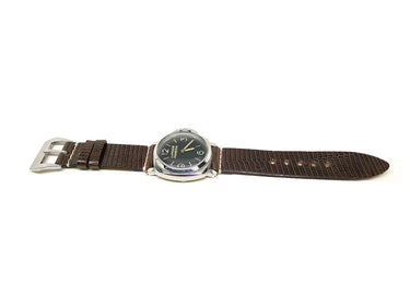 Full view of Demps Lizard Watch Strap 26mm by Da Luca Straps