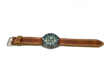 Full view of Dussenkov Watch Strap 22mm by Da Luca Straps