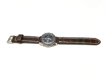 Full view of Emanal Alligator Watch Strap 20mm by Da Luca Straps