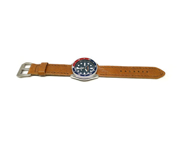 Full view of Exuvin Watch Strap 22mm by Da Luca Straps