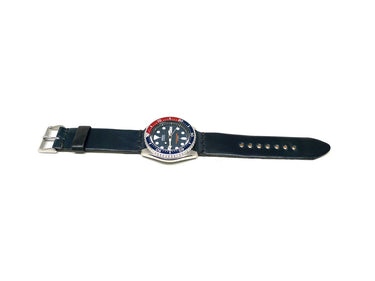 Full view of Faro Watch Strap 22mm by Da Luca Straps