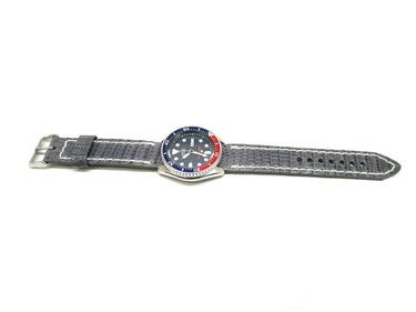 Full view of Fellox Lizard Watch Strap 22mm by Da Luca Straps