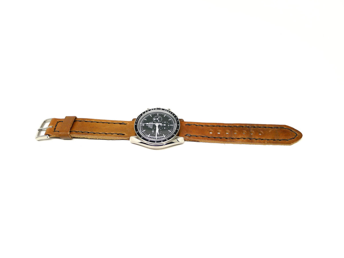 Full view of Frau Watch Strap 20mm by Da Luca Straps