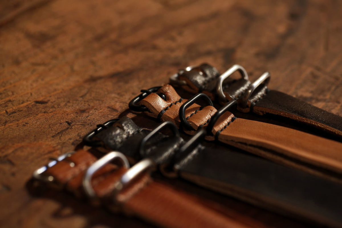 Vintage French Ammo Military Watch Band By DaLuca Straps.