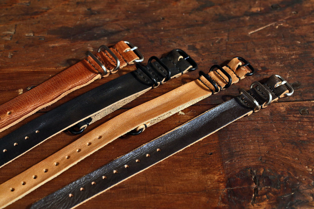 Vintage French Ammo Military Watch Band By DaLuca Straps.