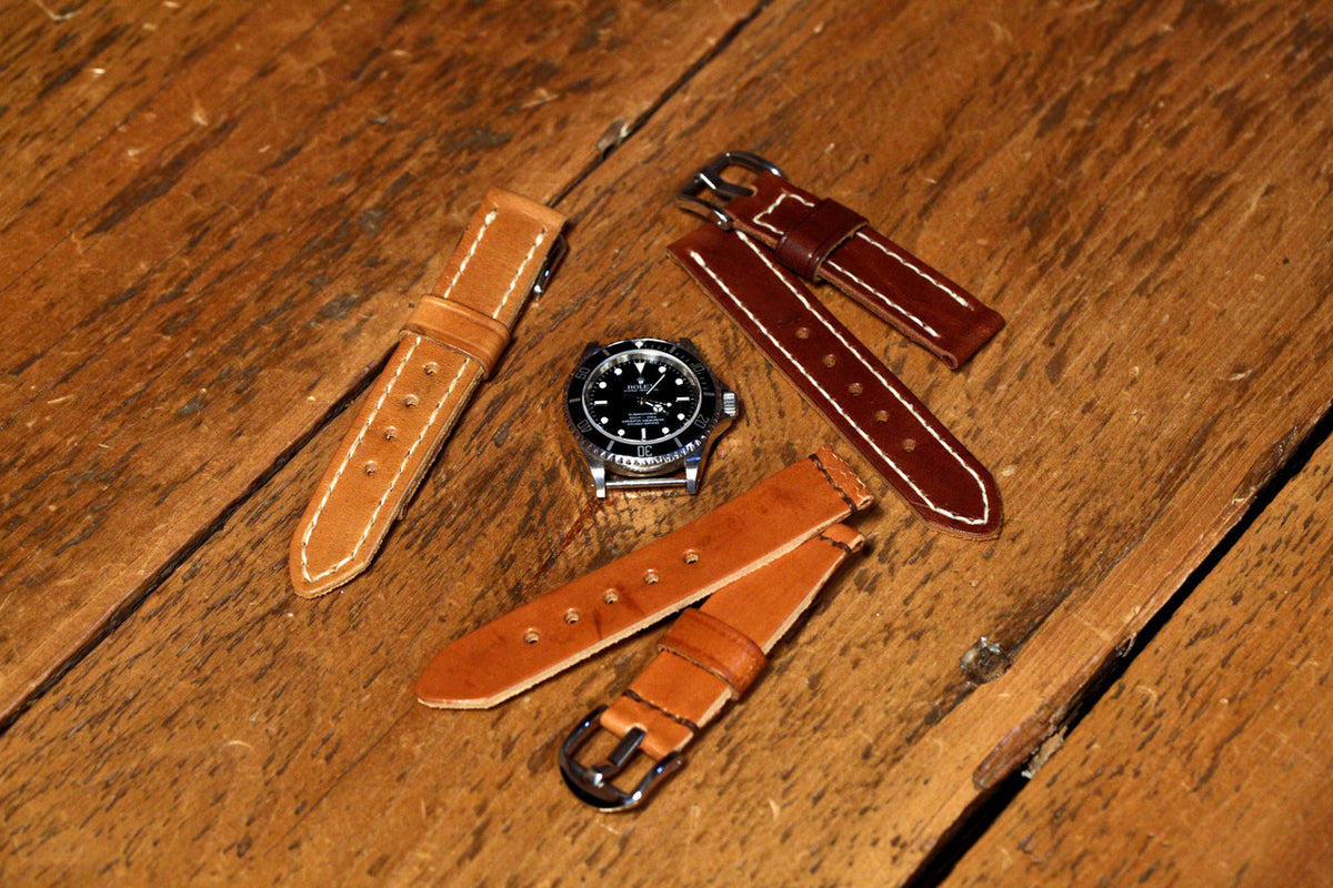 Vintage French Ammo Watch Band On A Rolex By DaLuca Straps.
