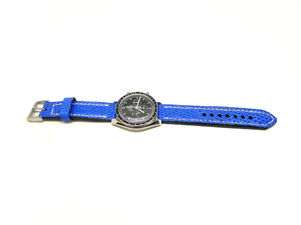 Full view of Freunk Lizard Watch Strap 20mm by Da Luca Straps