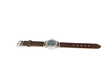 Full view of Gattwick Watch Strap 18mm by Da Luca Straps