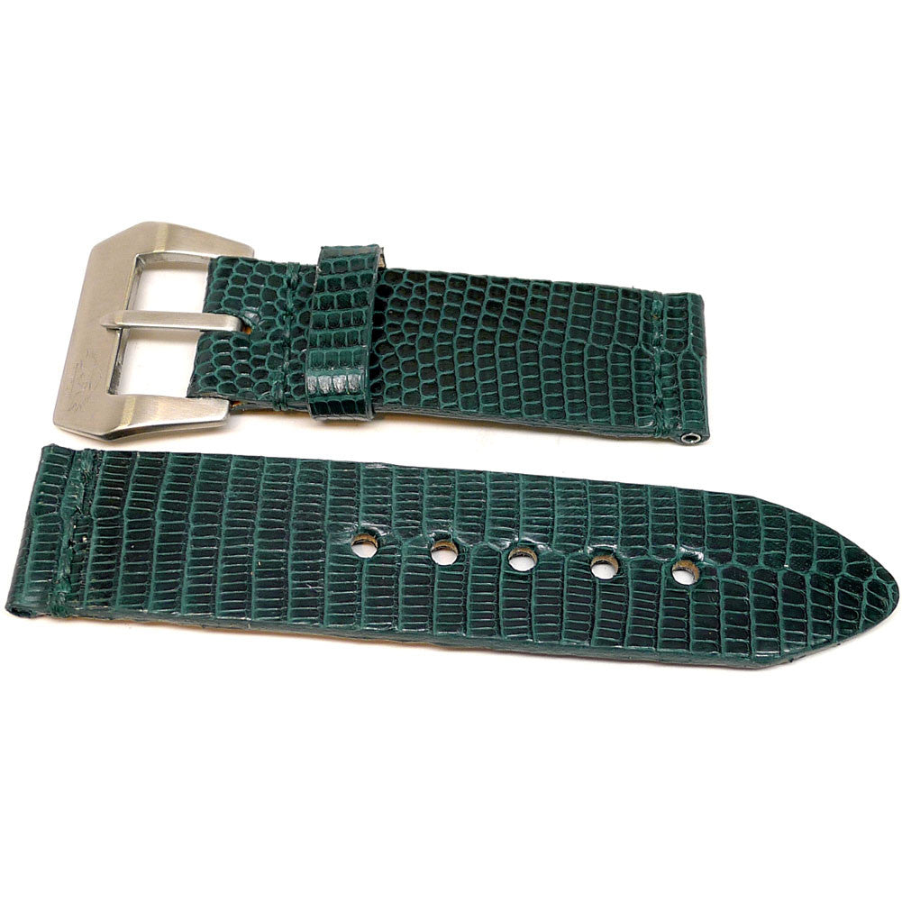 Green Lizard Watch Band By DaLuca Straps.