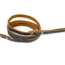 Handmade 1/2" Black Leather Dog Leash - Small/Medium (SKU H) Clearance