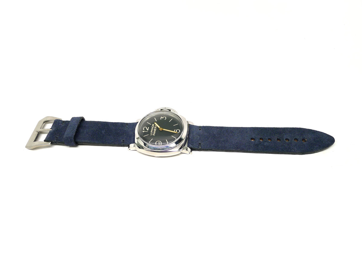 Full view of Heether Suede Watch Strap 26mm by Da Luca Straps
