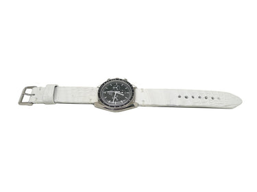Full view of Hupnoth Crocodile Watch Strap 20mm by Da Luca Straps