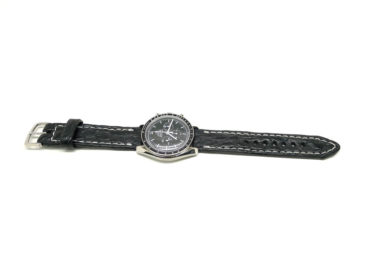 Full view of Impurial Alligator Watch Strap 20mm by Da Luca Straps