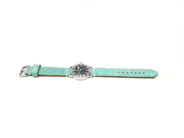 Full view of Jillea Suede Watch Strap 18mm by Da Luca Straps